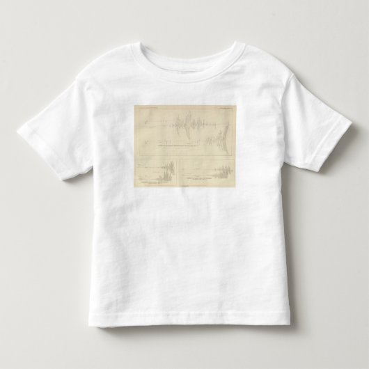 カリフォルニア地震記録6 トドラーTシャツ (正面)