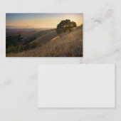 カリフォルニア夏の名刺の東湾の丘 名刺 (正面/裏面)