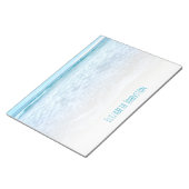 カリフォルニア夏海波ビーチ写真カスタム ノートパッド (アングル)