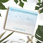 カリフォルニア夏海波ビーチ写真カスタム ノートパッド