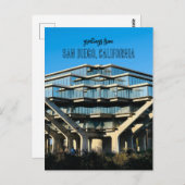 カリフォルニア大学サンディエゴ校はがき ポストカード (正面/裏面)
