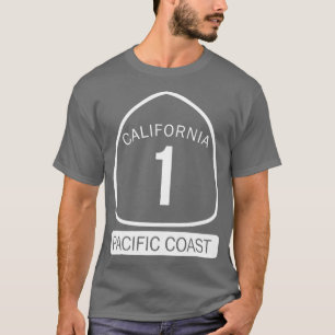 カリフォルニア太平洋岸高速道路1 Tシャツ