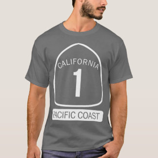 カリフォルニア太平洋岸高速道路1 Tシャツ