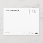 カリフォルニア太平洋沿岸はがき ポストカード (裏面)