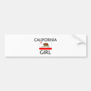 カリフォルニア女の子 バンパーステッカー