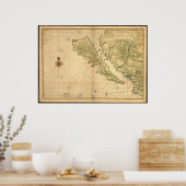 カリフォルニア島 ポスター (キッチン)