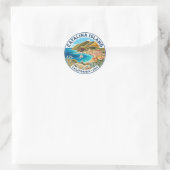 カリフォルニア島 USA ラウンドシール (バッグ)