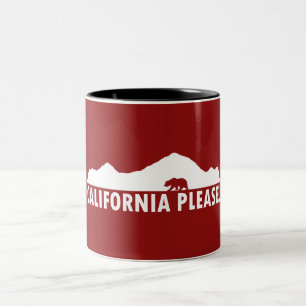 カリフォルニア州お願い ツートーンマグカップ