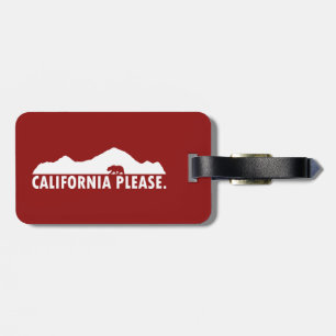 カリフォルニア州お願い ラゲッジタグ