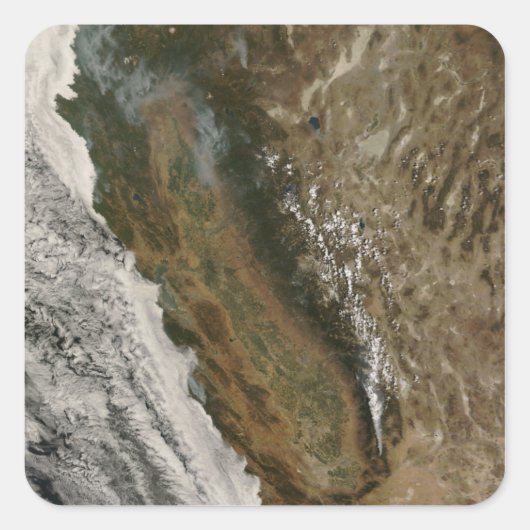 カリフォルニア州で発生した火災 スクエアシール (正面)