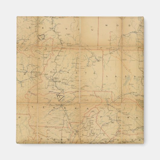 カリフォルニア州とネバダ9 マグネット (正面)