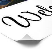 カリフォルニア州のカスタムシティランドマーク写真コラージュ ポスター (コーナー)