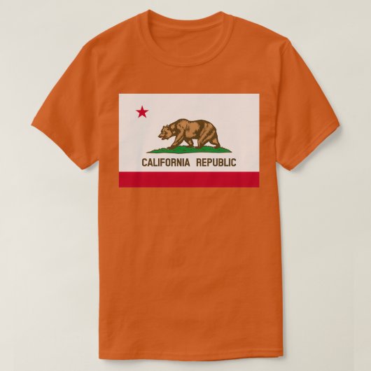 カリフォルニア州のカーリングアイコン Tシャツ (デザイン正面)