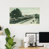 カリフォルニア州のシティパークアラメダの景色 ポスター (ホームオフィス)