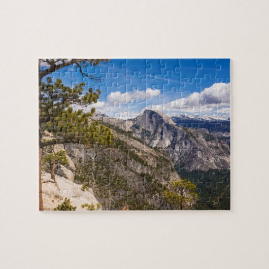 カリフォルニア州のハーフドームの風景 ジグソーパズル (横)
