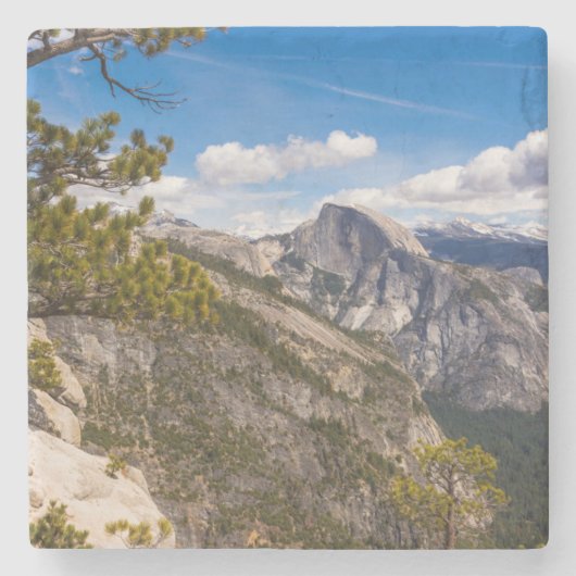 カリフォルニア州のハーフドームの風景 ストーンコースター (正面)