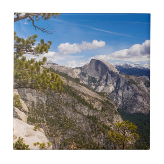 カリフォルニア州のハーフドームの風景 タイル (正面)