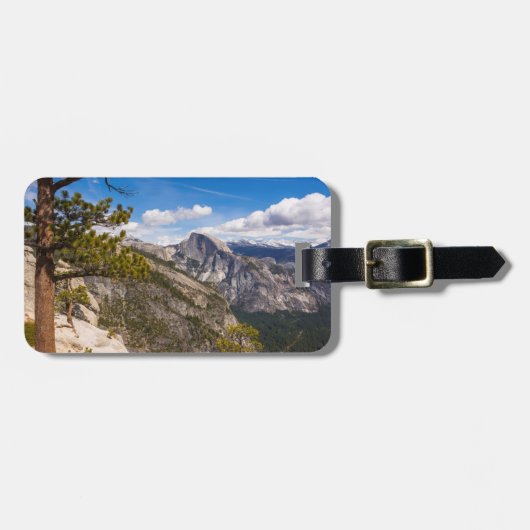 カリフォルニア州のハーフドームの風景 ラゲッジタグ (正面横)