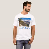 カリフォルニア州のハーフドームの風景 Tシャツ (正面フル)