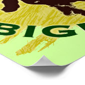 カリフォルニア州のビッグフーチング ポスター (角)