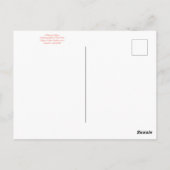 カリフォルニア州のブラームズ:カリフォルニア明るい赤紫色 ポストカード (裏面)