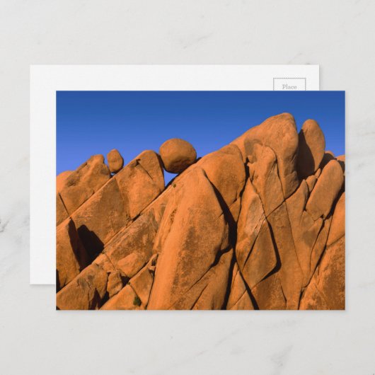 カリフォルニア州のユニークな岩石地層 ポストカード (正面/裏面)