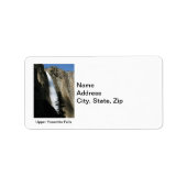 カリフォルニア州のヨセミテ滝 ラベル (正面)