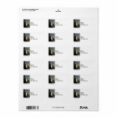 カリフォルニア州のヨセミテ滝 ラベル (フルシート)