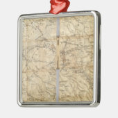 カリフォルニア州の中部 メタルオーナメント (左)