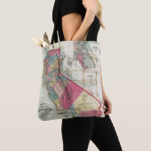 カリフォルニア州の公式の地図 トートバッグ (クローズアップ)