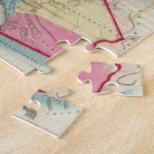 カリフォルニア州の公式地図 ジグソーパズル (側面)