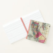 カリフォルニア州の公式地図 ノートブック (内部)