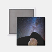 カリフォルニア州の夜の天の川 マグネット (正面/裏面)