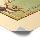 カリフォルニア州の島としてのN. de Fer 1720 ポスター (角)