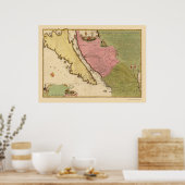 カリフォルニア州の島としてのN. de Fer 1720 ポスター (キッチン)