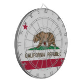 カリフォルニア州の州旗 ダーツボード (正面左)