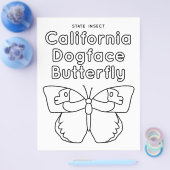 カリフォルニア州の形 首都 愛称 チラシ (シングル)