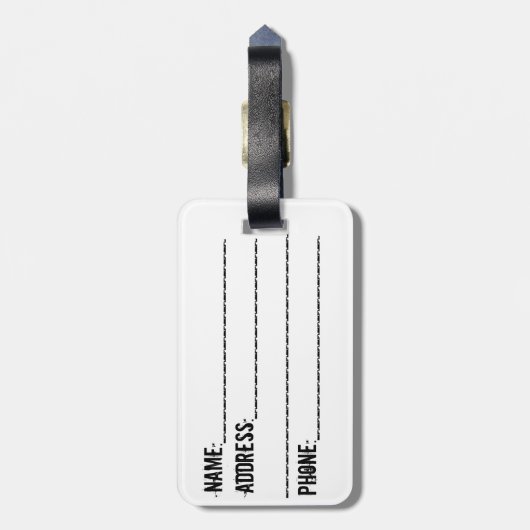 カリフォルニア州の旗くまの記号の荷物のラベル ラゲッジタグ (裏面縦)