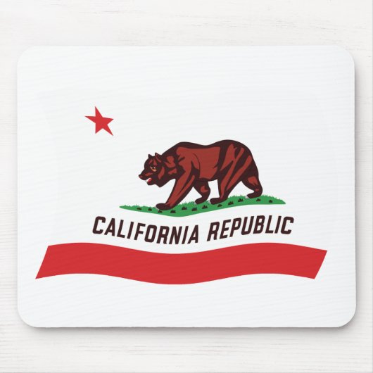 カリフォルニア州の旗のマウスパッド マウスパッド (正面)