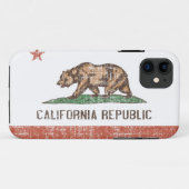 カリフォルニア州の旗のレトロのiPhone 5の場合 Case-Mate iPhoneケース (裏面(横))