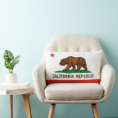 カリフォルニア州の旗統一されたなアメリカの枕 ランバークッション (椅子)