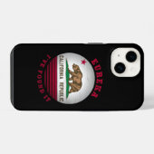 カリフォルニア州の旗 エウレカ iPhoneケース (裏面横)