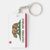 カリフォルニア州の旗 キーホルダー (裏面)