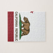 カリフォルニア州の旗 ジグソーパズル (横)