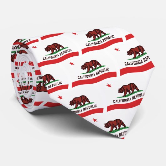 カリフォルニア州の旗 ネクタイ (ロール)