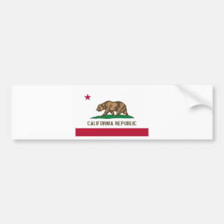 カリフォルニア州の旗 バンパーステッカー