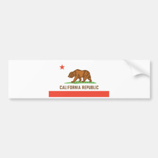 カリフォルニア州の旗 バンパーステッカー