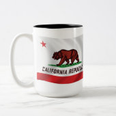 カリフォルニア州の旗 マグ (左)