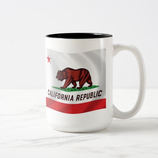 カリフォルニア州の旗 マグ (右)