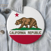 カリフォルニア州の旗 缶バッジ (インサイチュ)